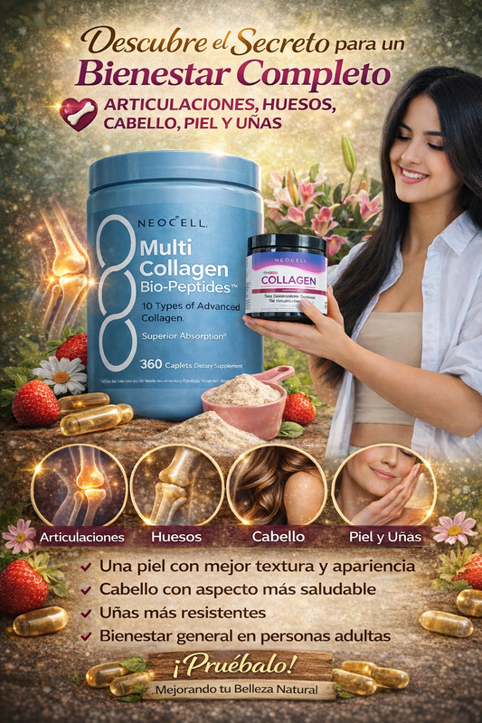 Bio Colágeno - AuraVital Multi Collagen Beauty Support Complex