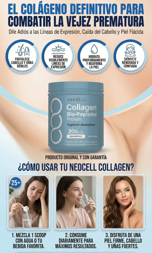 Bio Colágeno - AuraVital Multi Collagen Beauty Support Complex